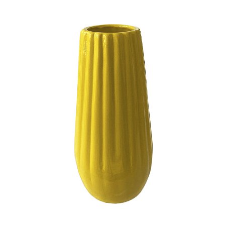 VASO CERAMICA LONDRES AMARELO GEMA