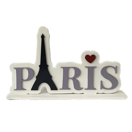 Display Mdf Placa Paris Lilas Boneca Decorativo Festa