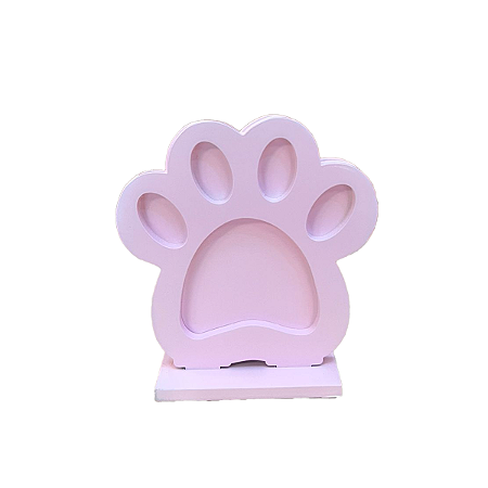 Display MDF Patinha Rosa Decoração Festas Temáticas