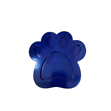 Bandeja Patinha Mdf Pequeno Azul Royal Decoração Festa