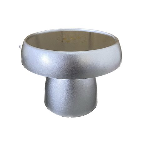 BOLEIRA COGUMELO GRANDE PRATA