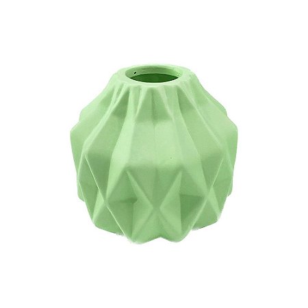 Mini Vaso Geometrico Verde Bebe Fosco