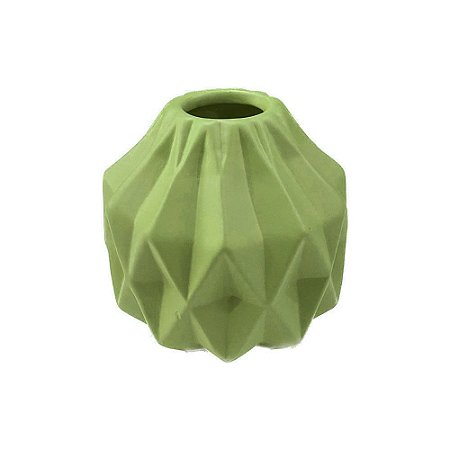 Mini Vaso Geometrico Verde Menta Fosco