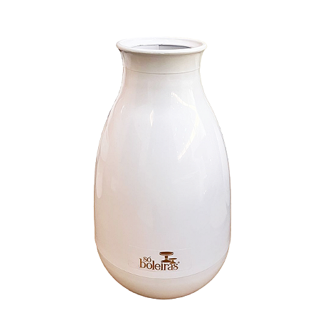 VASO COGUMELO GRANDE BRANCO