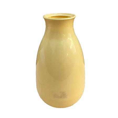 Vaso Cogumelo Grande Só Boleiras Decorativo Amarelo Butter