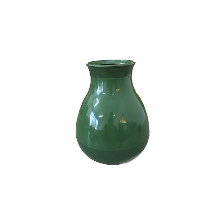 VASO COGUMELO PEQUENO VERDE FOLHA