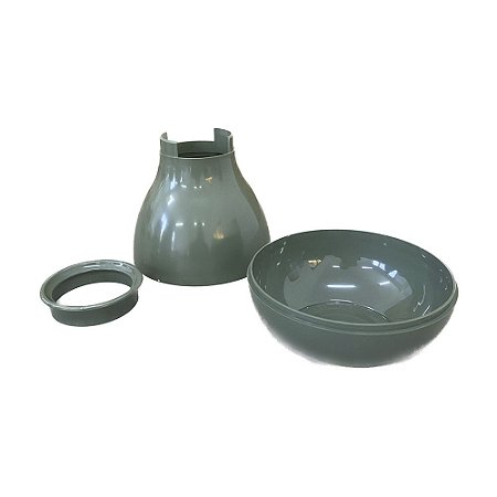 VASO COGUMELO PEQUENO VERDE MUSGO