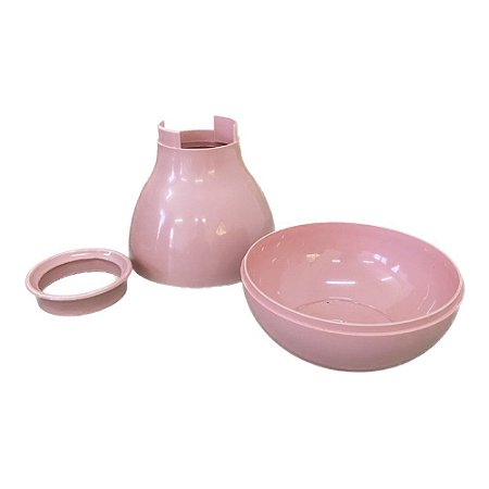 VASO COGUMELO PEQUENO ROSE