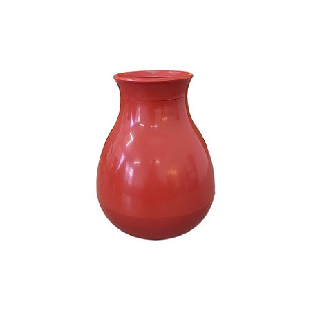 VASO COGUMELO PEQUENO VERMELHO