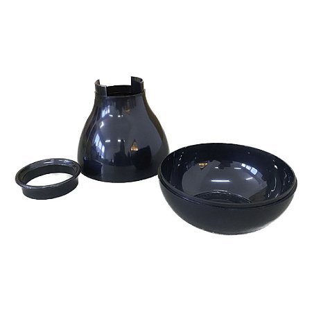 Vaso Cogumelo Pequeno Só Boleiras Decorativo Festa Preto