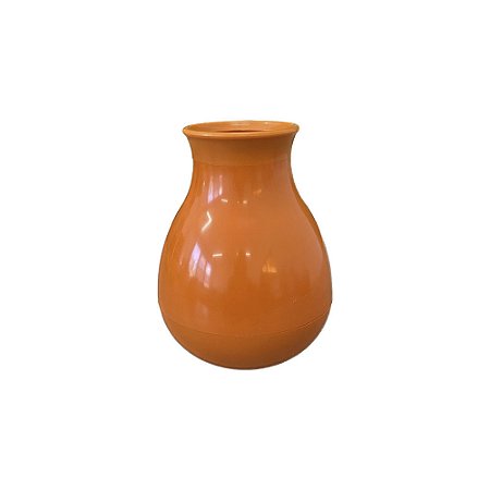 VASO COGUMELO PEQUENO LARANJA