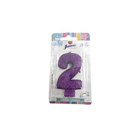VELA GLITTER LILAS 2