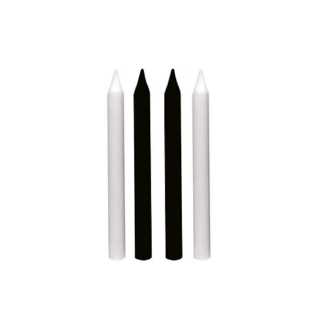 VELA DE FUTEBOL SILVER LISTRADA