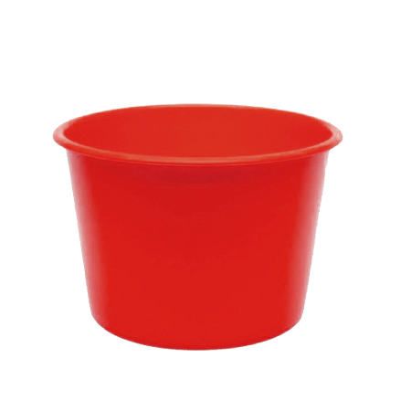 Balde De Pipoca Festas Lembrancinhas Decorativo Vermelho1,5L