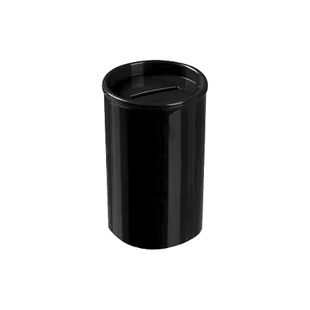 Cofrinho Plástico Lembrancinha Porta Moedas Preto