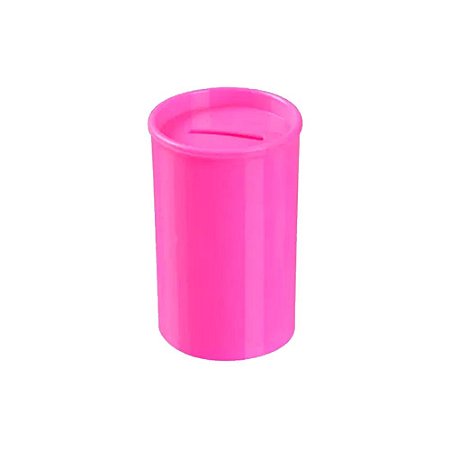 Cofrinho Plástico Lembrancinha Porta Moedas Pink