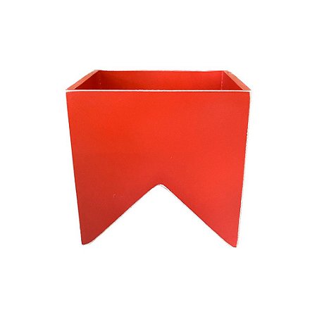 Mini Vaso Bandeirola Decorativo De Festa Junina Vermelho