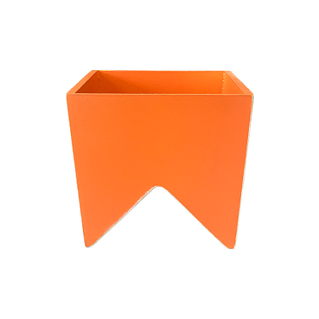 Mini Vaso Bandeirola Decorativo De Festa Junina Laranja