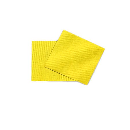 Guardanapo Liso Amarelo Papel Folha Dupla 50fls 19,5cmx21,5cm
