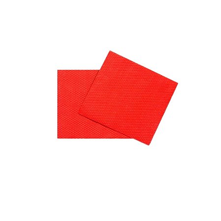 Guardanapo Liso Vermelho Papel Folha Dupla 50fls 19,5cmx21,5cm
