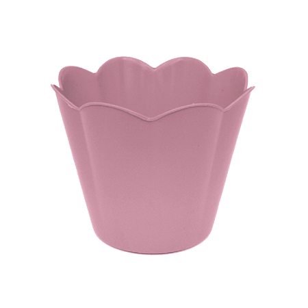 Pote Girassol Plástico Decorativo Rosa Festas
