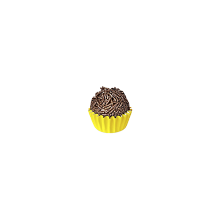 Forminha Docinhos Brigadeiro Simples Papel Tam 6 100u Amarelo