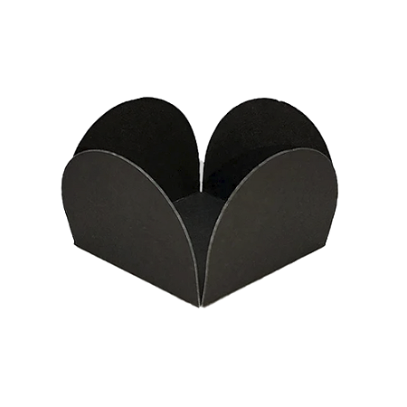 Forminha Docinhos 4 Pétalas Live Color Preto 40unid Junco