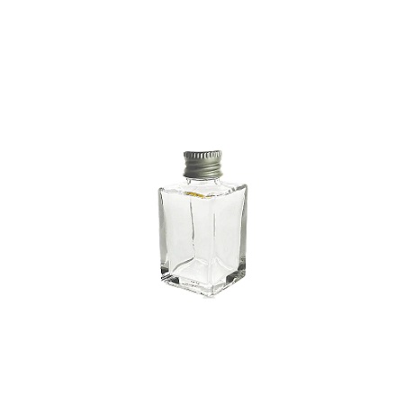 Difusor De Vidro Tampa Plástica Dourada Prata Lembrança 30ml