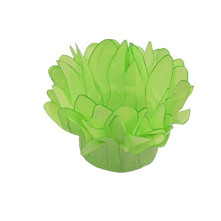 Forminha Madri Verde Limão Decora Doces Embalagem 50 unid