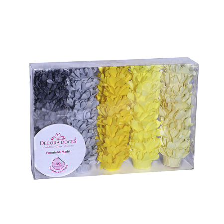 Forminha Madri Kit Boho 20 Decora Doces Embalagem 50 uni