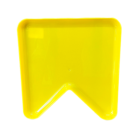 Bandeja Plástica Bandeirinha Decoração Festa Junina Amarelo