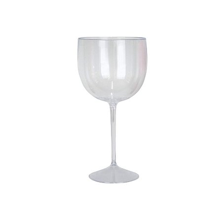 Taça De Gin Lisa Transparente Acrílica 600ml Decoração