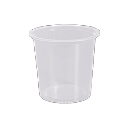 Pote Redondo Com Tampa Embalagem Plástico 750ml 24un