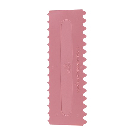 Espátula Decorativa Confeitaria Modelo Nº03 Rosa Bluestar