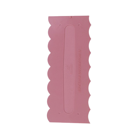 Espátula Decorativa Confeitaria Modelo Nº09 Rosa Bluestar