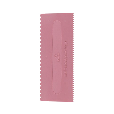 Espátula Decorativa Confeitaria Modelo Nº14 Rosa Bluestar