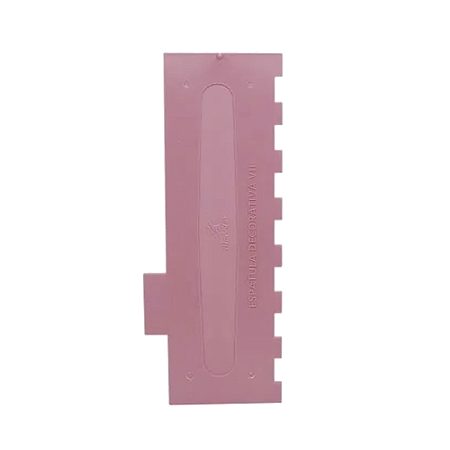Espátula Decorativa Confeitaria Modelo Nº07 Rosa Bluestar