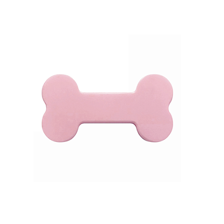 Tubete Formato Osso Rosa Lembrancinhas 6unid