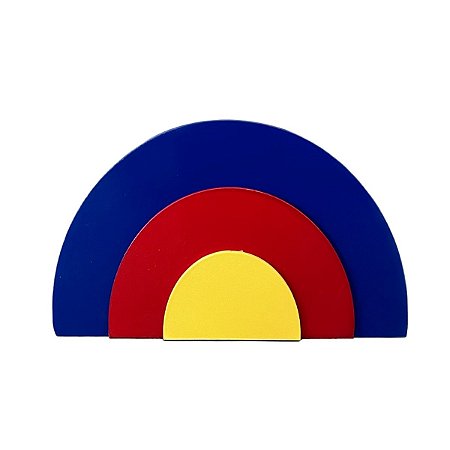 Cachepot Mdf Arco Iris Colorido