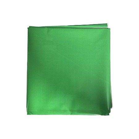 Toalha De Mesa Verde Perolada Selável Brilhante 80x80cm 10fls