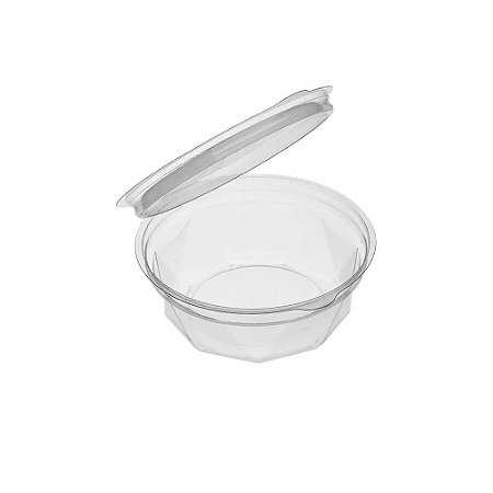 Embalagem G742D Redondo Plástica 250ml Transparente 10un