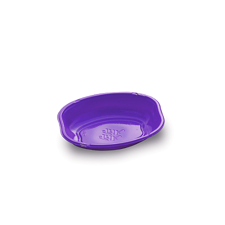 Cumbuca Oval Roxo Plástico Sobremesas Descartável 300ml 10un