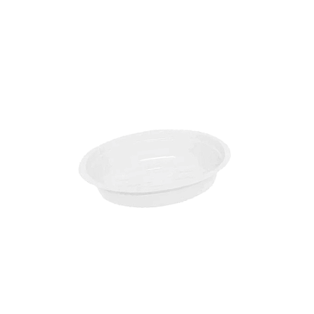 Cumbuca Oval Branco Plástico Sobremesas Descartável 300ml 10un