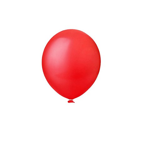 Balão Happy Day Prime Vermelho 12" Bexiga Decoração 25unid
