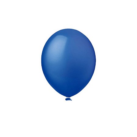 Balão Happy Day Prime Azul 12" Bexiga Decoração 25unid