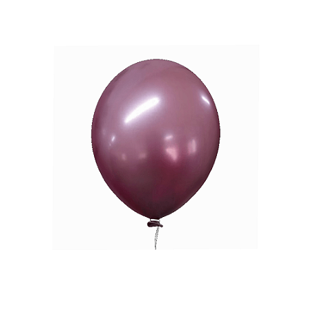 Balão Happy Day Prime Aluminio Pink 12" Bexiga 25unid