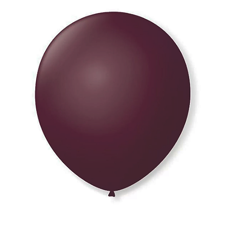 Balão Happy Day Alumínio Marsala 16" Bexiga Decoração 10unid