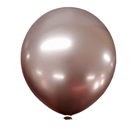 Balão Happy Day Alumínio Rose Gold 16" Bexiga Decoração 10unid