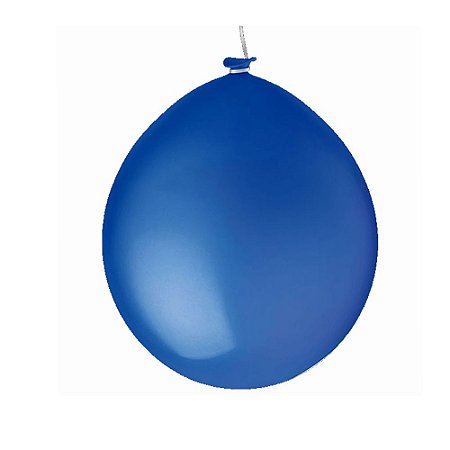 Balão Happy Day Big 250 Liso Azul Bexiga Brincar Decorar
