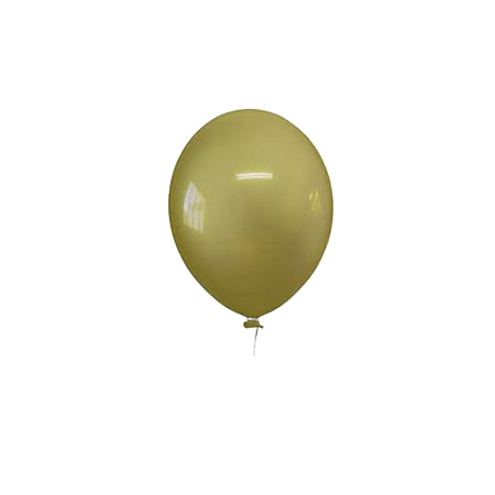 Balão Happy Day Amarelo Ocre 9" Bexiga Decoração 50unid